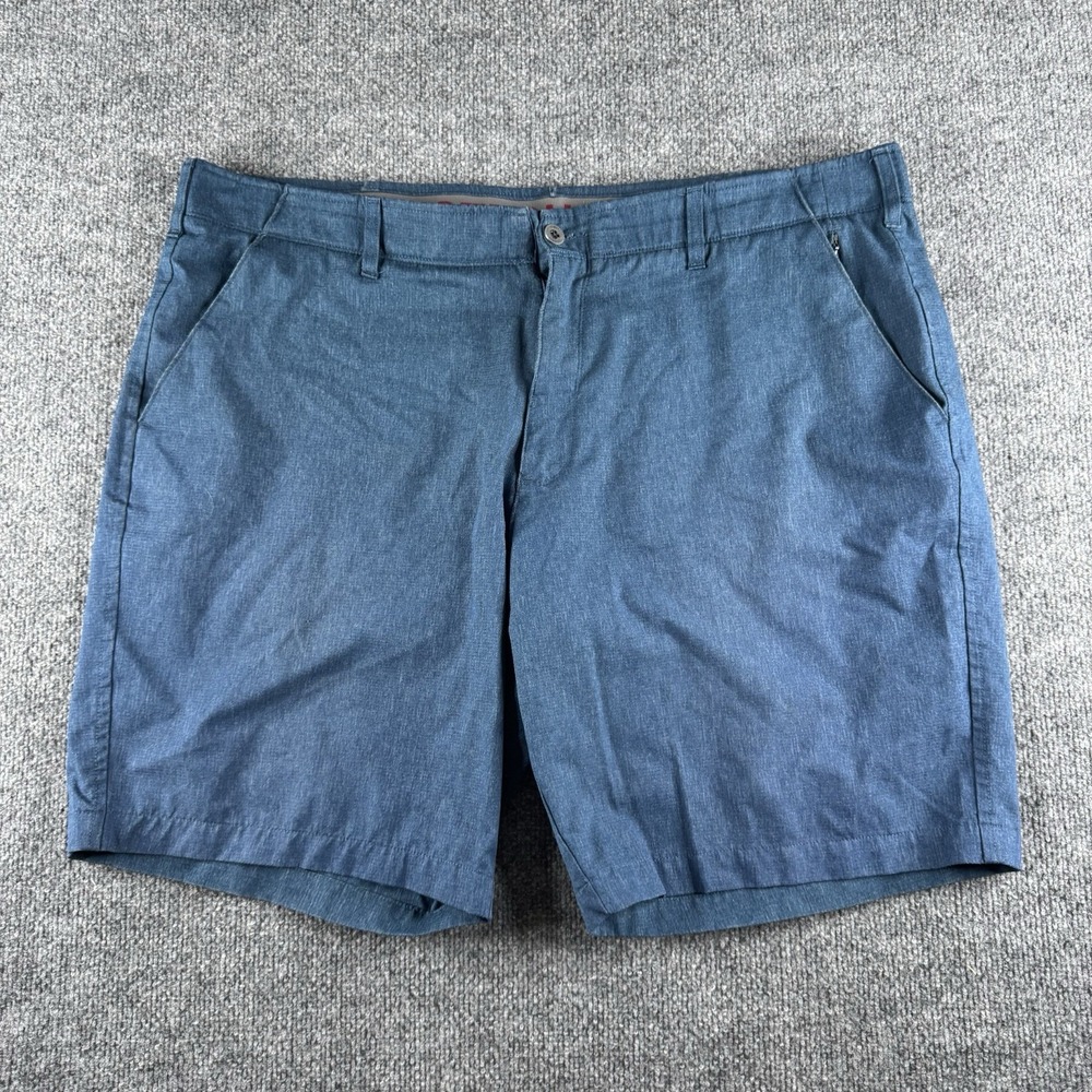 Swiss Tech Men's Gray Flat Front Performance Shorts Size 44 Casual Outdoor